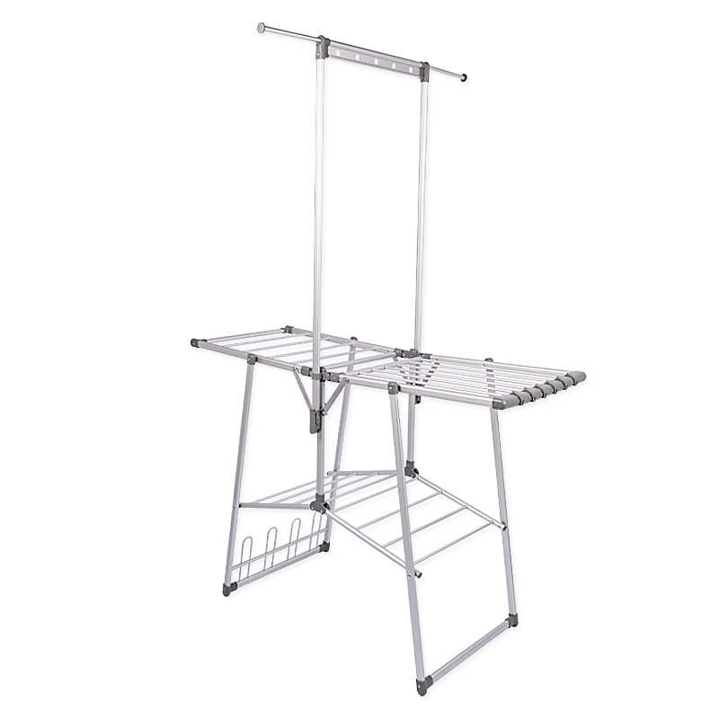衣柜挂晾折叠多功能家用阳台晒衣服晾衣架衣架铝合金被子落地式