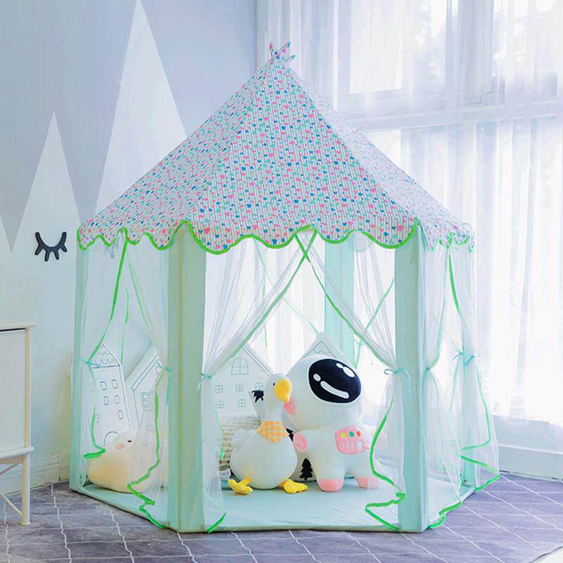 超大儿童帐篷室内家用女孩男孩六角防蚊宝宝公主透气游戏屋大玩具