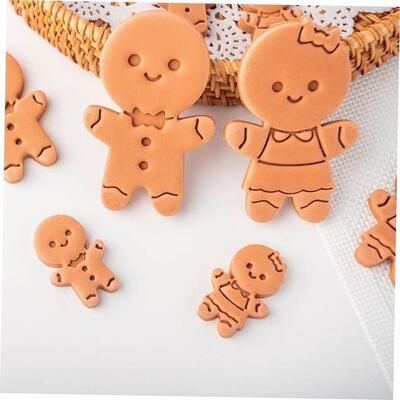 Gingerbread Man Cookie Plunger Cutters Christmas Boy Girl Co