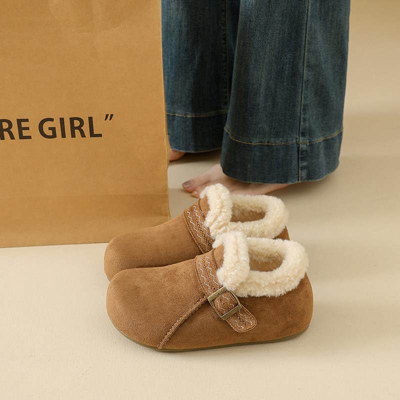 春秋加绒勃肯鞋厚底内增高女2026新款全包保暖大鞋一脚蹬靴0113z,女鞋,勃肯鞋/软木鞋,淘宝优惠券,粉丝福利购,淘宝优惠卷