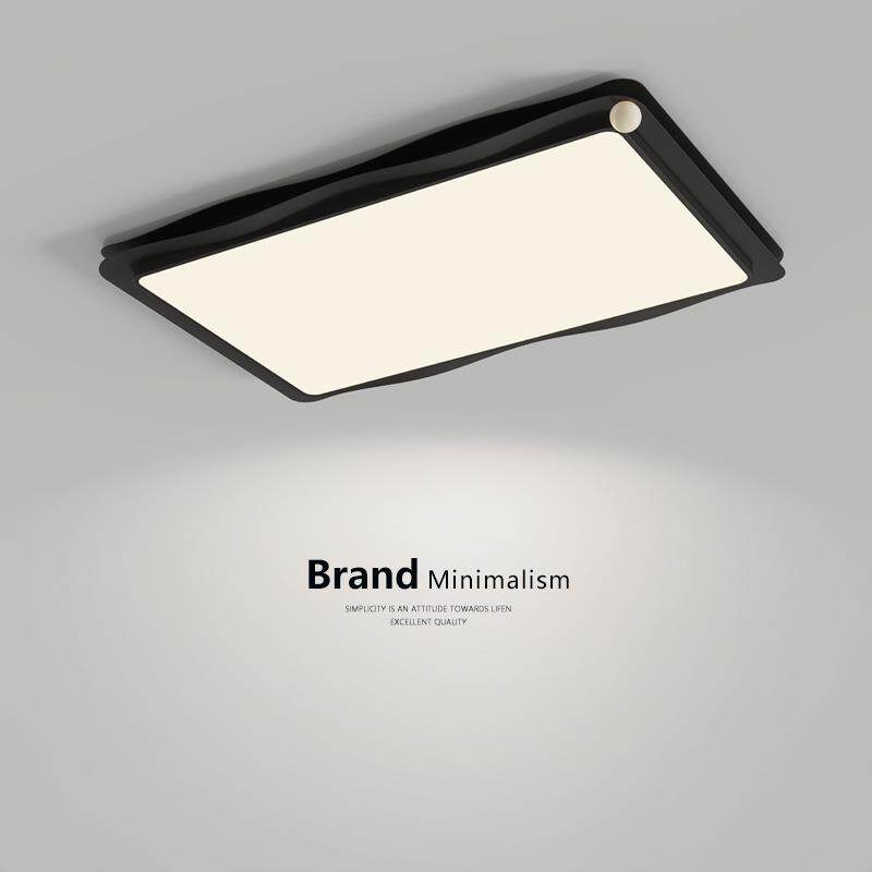 2025新款意式极简吸顶灯客厅主灯大气创意黑色高级护眼主卧房间灯