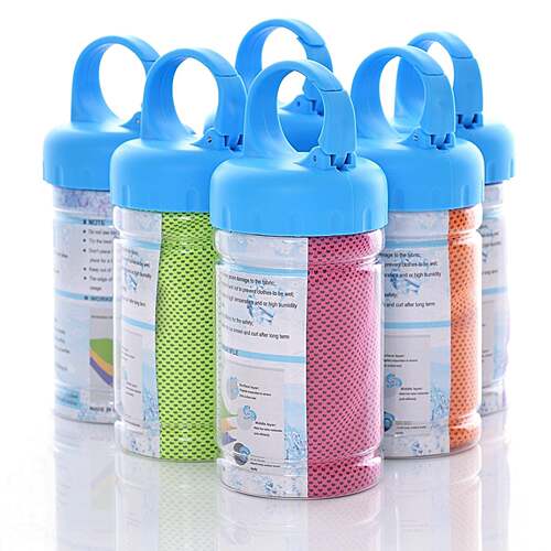 Summer Cool Feeling Sports Fitness Quick-cooling Towel Bucke