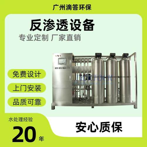净水设备1吨双级反渗透EDI设备实验室用水超纯水设备