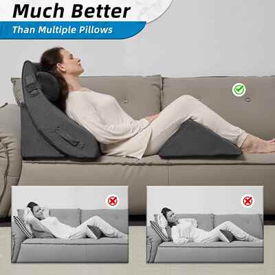 跨多功能三角老人靠单人形记忆棉MSF2024-支撑垫境沙发楔泡沫反胃