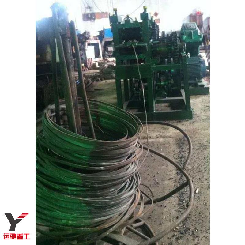 全自动扁丝连轧机 金属钢条轧圆机 钢带边料连续压圆设备