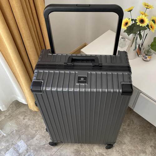 新款PC旅行箱宽拉杆杆行李箱女结实耐铝框款用2拉箱5男26寸皮箱静