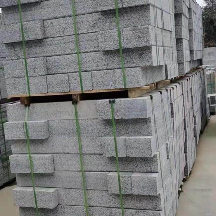 芝麻黑机切面 路沿石 道路绿化路边石 条石路侧石石材