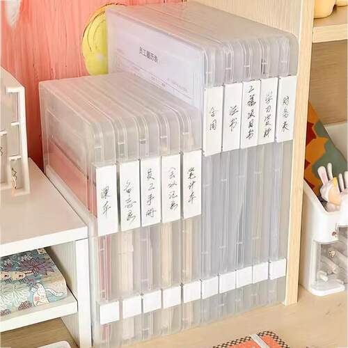Wholesale A4 Document Storage Box, Transparent Plastic Deskt