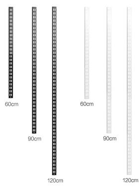 xyt双槽墙轨书架金属轨道墙上搁板置物架衣帽架墙轨支架货架配件