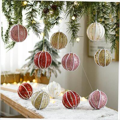 Christmas decorative Christmas ball glitter ball pendant