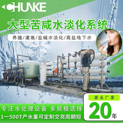 RO反渗透设备纯水机生产设备工业海水淡化除饮用水灌溉用水