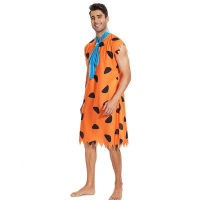 Fred Cosplay Anime Flintstones Costumes Adult Kid Primitive
