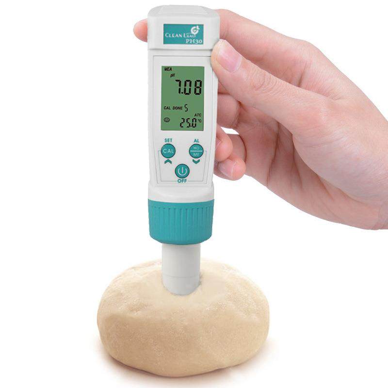 面团测碱笔馒头酸碱仪度包酸PH30子数显质测试水仪多参数老面PH度