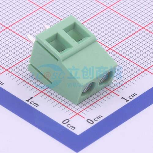 DB128V-5.0-2/3/4/5/6/7/8/12P-GN-S 螺钉式接线端子 插件 5.0mm