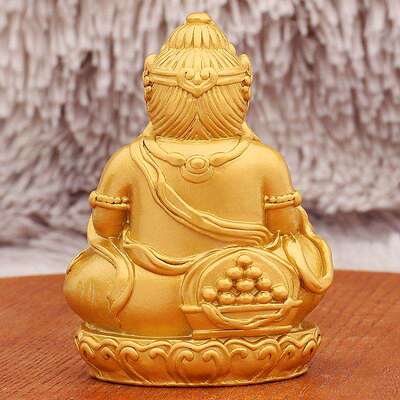新款财神爷摆件聚宝盆文财神坐像财神像家居供养神像客厅公司开业