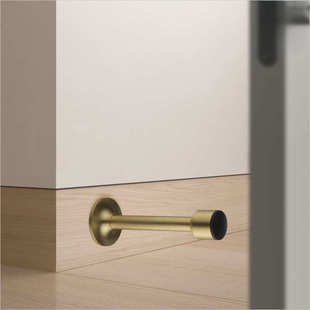 pollard博拉德 免打孔黄铜加长门挡防撞门顶卫生间防盗门门阻门碰