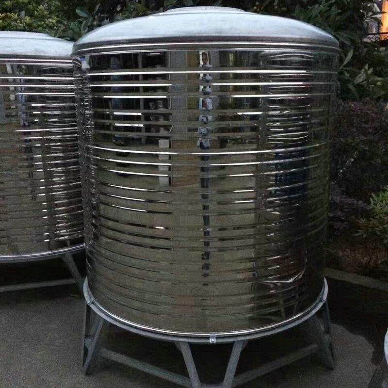 储水罐304不锈钢立式水箱圆形水塔太阳能屋顶家用户外蓄水箱耐腐