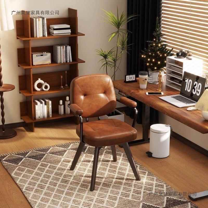 电脑椅家椅用舒适办公久坐木休闲卧室旋转HON座椅书桌椅实靠背椅