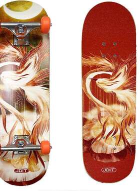 JDIT滑板板双翘板短板刷街初学者成人男女生青少年儿童神器枫木