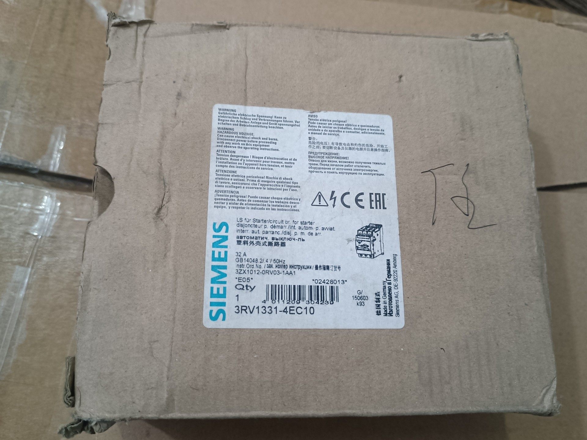 全新西门子断路器 3RV1331-4EC10  32A  ，