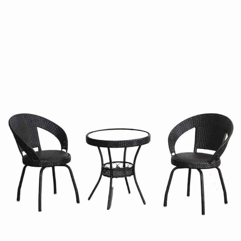 简易阳台小茶桌家用小户型喝茶桌客厅藤编小茶几桌椅组合玻璃圆形,商业/办公家具,商用藤编家具,淘宝优惠券,粉丝福利购,淘宝优惠卷