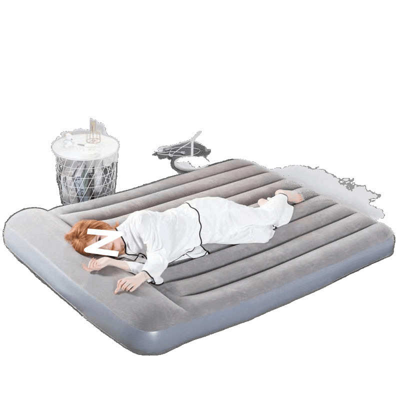 便携单人户外折叠充气床垫加厚气垫床自充地垫野外露营一件起批