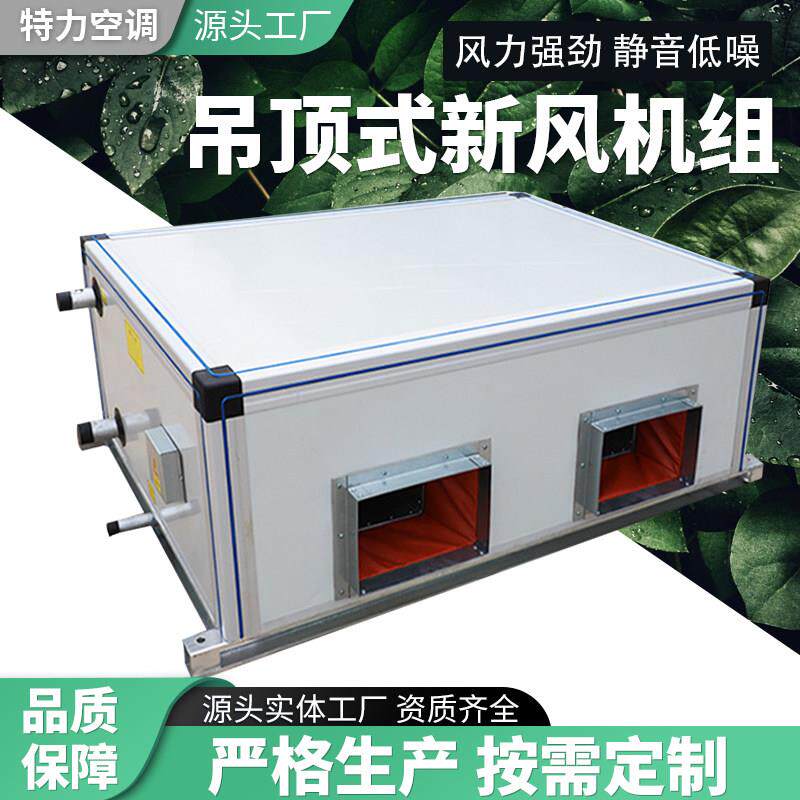 吊顶式新风机组冷暖空调柜式机组中央空调新风系统空气处理机组