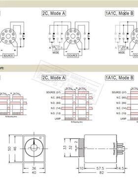 正品台湾安良ANLY延时继时间电器AH3-3 AH3-2 AH3-1 1S3S 6S 10S