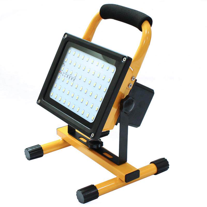 泰中星100W充电式LED投光灯厂家直销户外手提式照明灯应急落地灯
