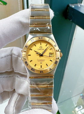 一口价98新欧米茄公价3.3万星座系列机械腕表女士手表1292.10.00