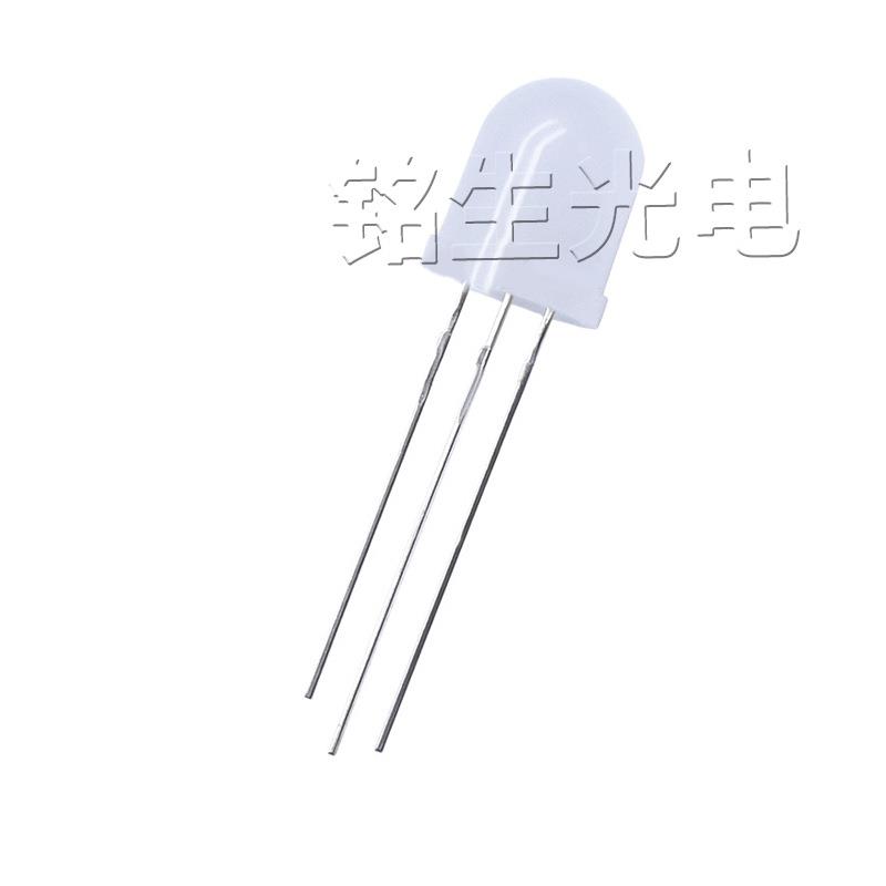 F10雾状10mm红普绿红翠绿红黄双色指示灯发光二极管led灯珠
