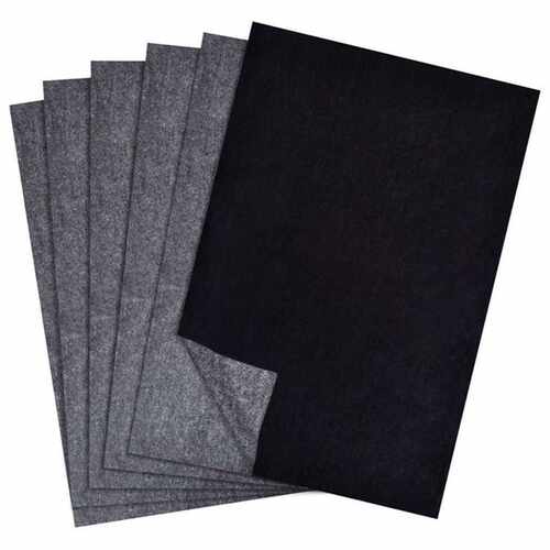 50pcs A4 Carbon Paper Black Legible Graphite Transfer Tracin
