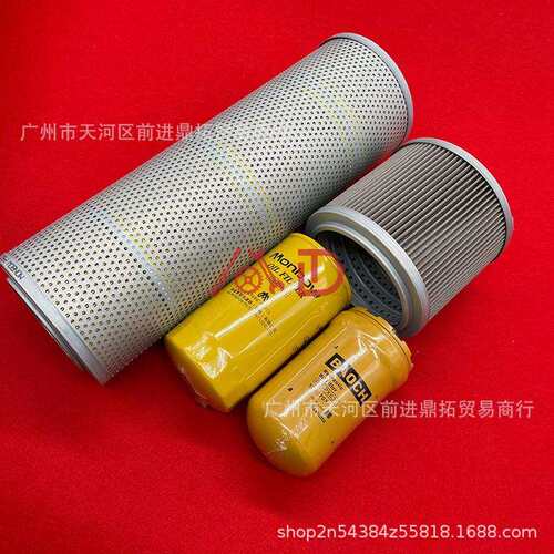 挖机卡特CAT320/323/324/325B C D GC空气机柴液压进回油管路滤芯