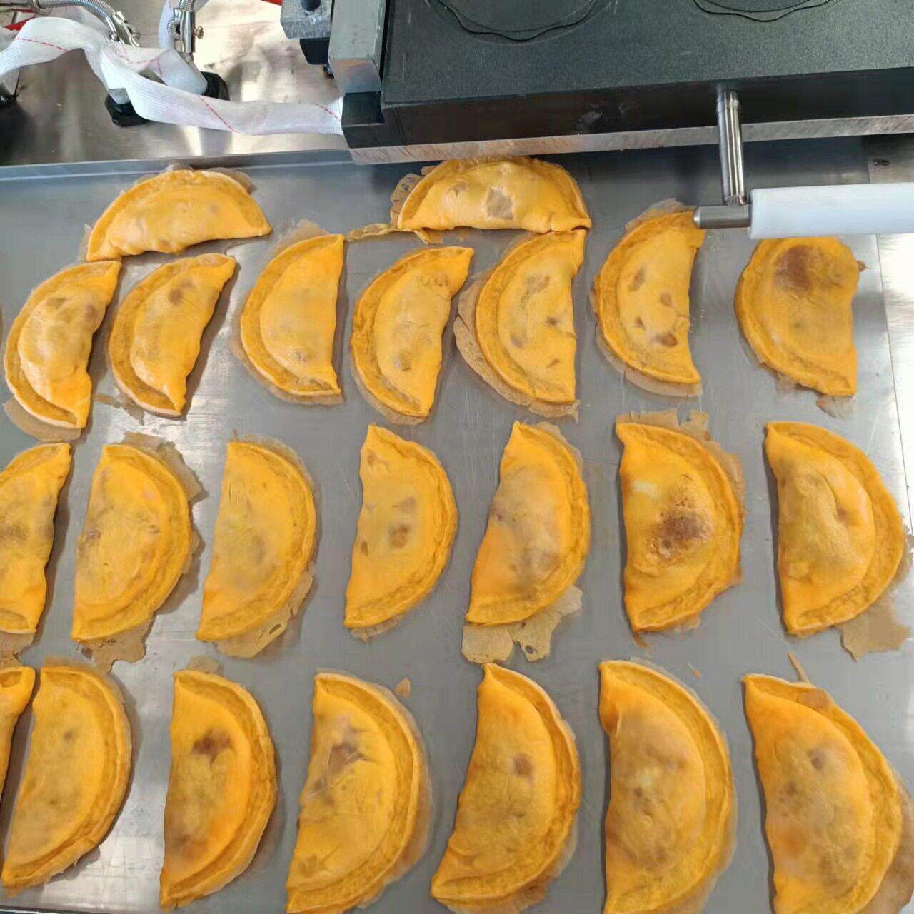 加工各种特氟龙不沾蛋饺机克数可定制全自动黄金蛋饺机厂家