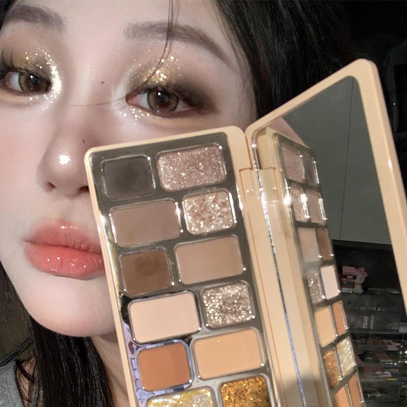 好贵气千金即视感!眼影盘2025新款彩色眼影盘多色系烟熏哑珠光