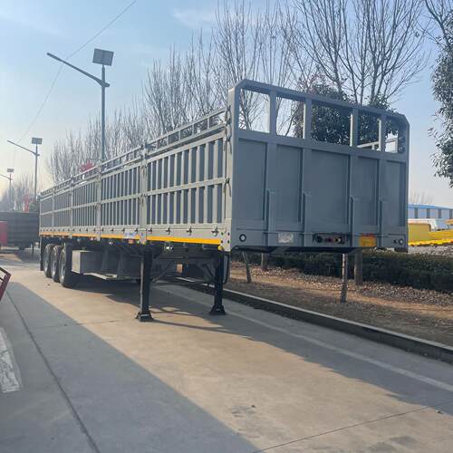 跨境供应侧壁半挂车栏板挂车HOWO拖车跨境非洲东南亚工厂供应