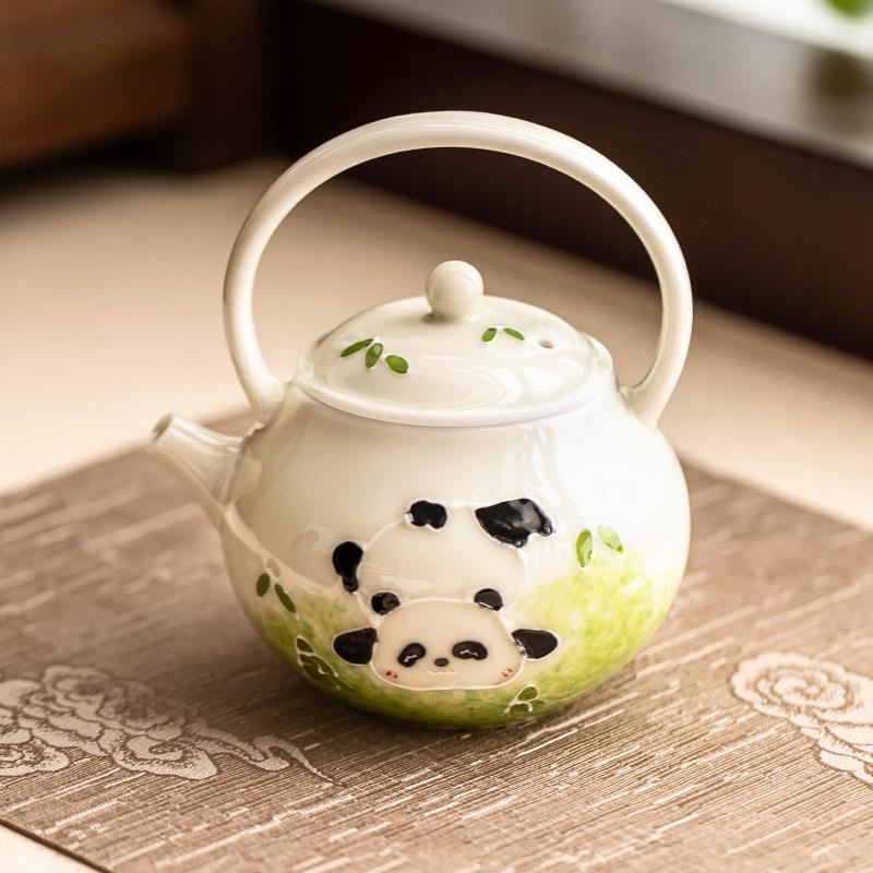 NuSun 柯基(中小型犬)成犬鸡肉燕麦专用粮 2.5KG手绘堆雕熊猫茶壶