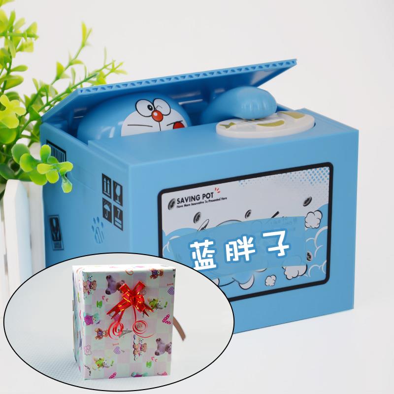 正品创意卡可爱偷钱通猫储蓄网罐红个性搞怪儿童童存钱罐六一儿节