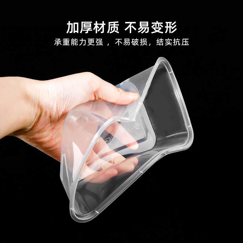 一PXF次明性长形塑料透5方0ML外卖打包盒加厚商用带盖快餐饭盒餐7