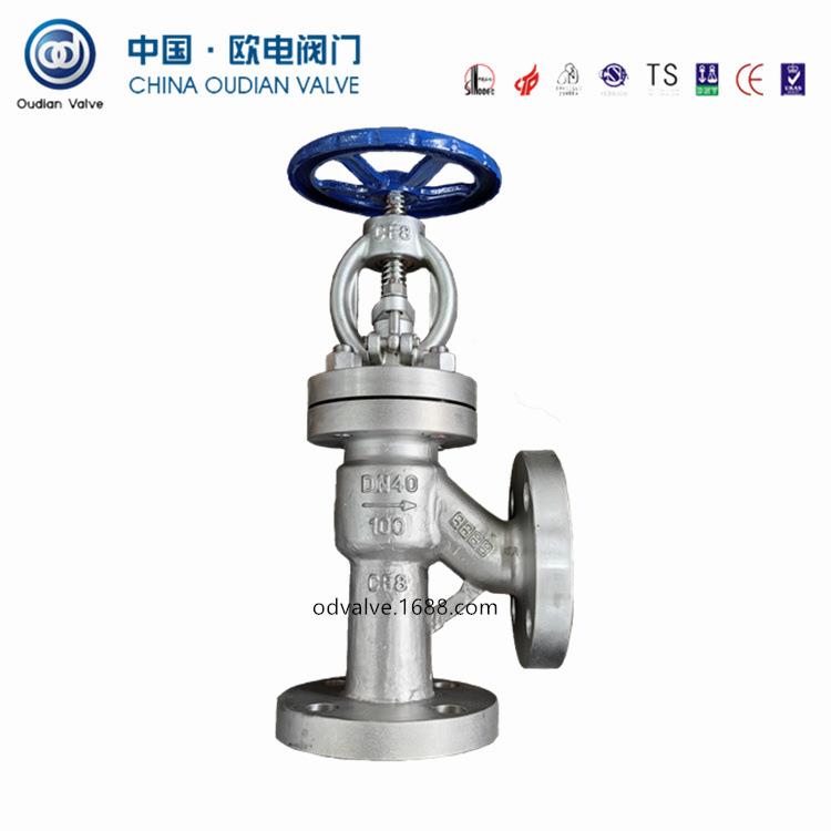 角式截止阀高压截止阀门J44W-100P不锈钢304角阀