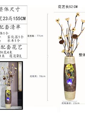 高档循环流水山财富饰品创意客厅现代水景室内装饰器创意加假喷湿