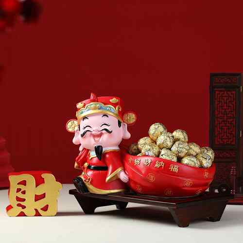 财财神爷招聚财品摆件家用办公室桌面店铺饰开业礼送礼乔迁财神之