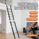 梯子家用铝合金踏板折叠阁楼梯室内扶手加厚工程梯防滑移动可携式