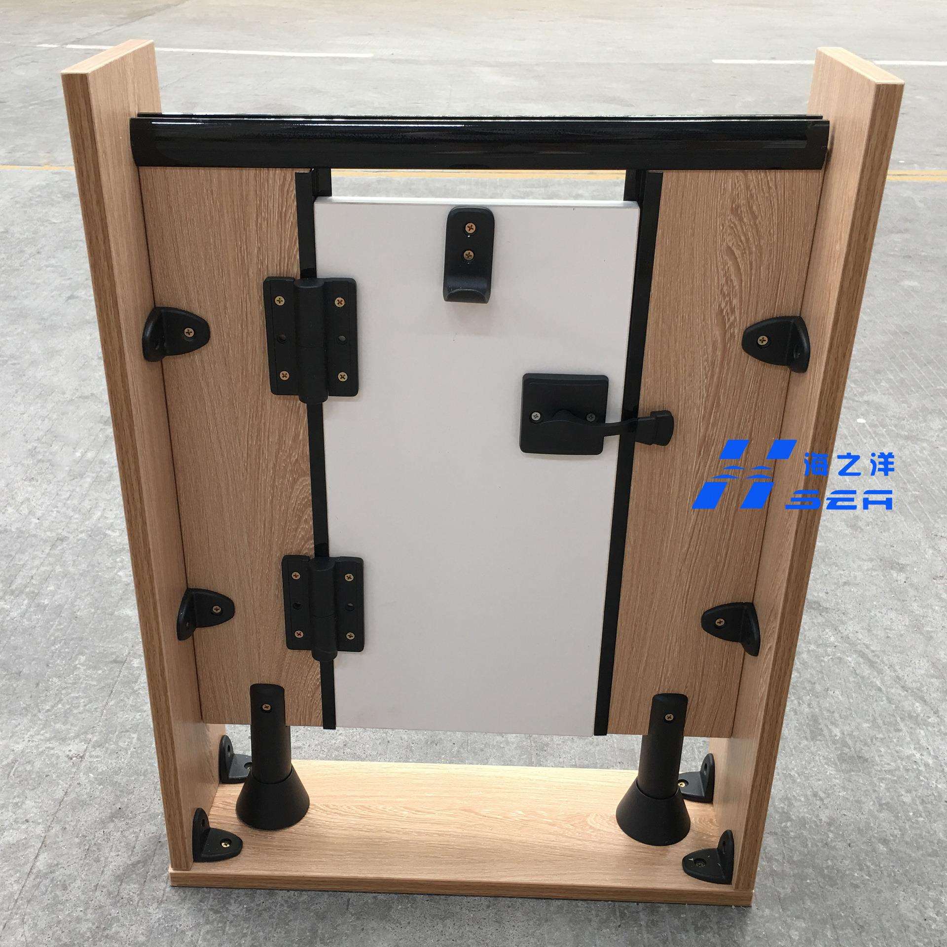 专业厕所卫生间隔断纯铝合金配件 洗手间五金 支撑脚合页整套配件