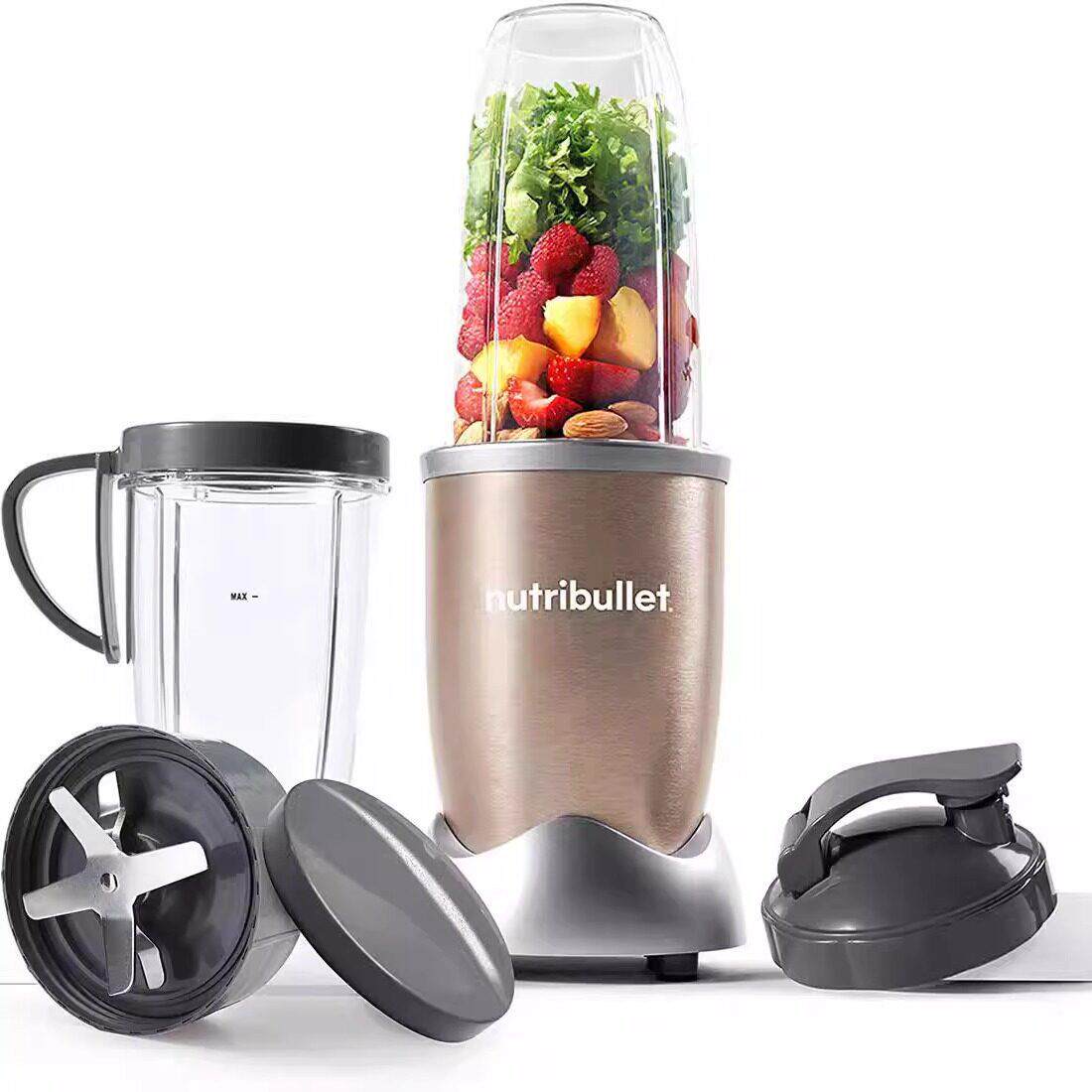 美国NutriBullet pro900w破壁机家用榨汁机搅拌机宝副食品奶昔碎