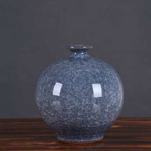 家居装 批发时尚 饰摆件 仿古玉冰片葫芦瓶石榴瓶 景德镇陶瓷工艺品