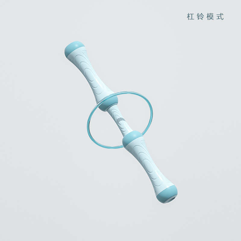 女士多功能哑铃1/2/3/4KG负重可拆卸可组装杠铃拉力绳功能