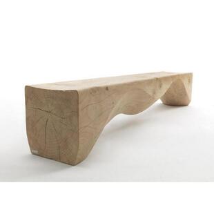 LOT原木整木dgcd弧形曲线长凳F等候休息区长条凳椅电试鞋 凳视 换鞋