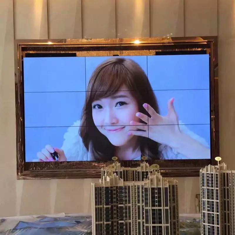 LG55寸液晶拼接屏 高清超窄边0.88mm监控电视墙 拼接屏厂家