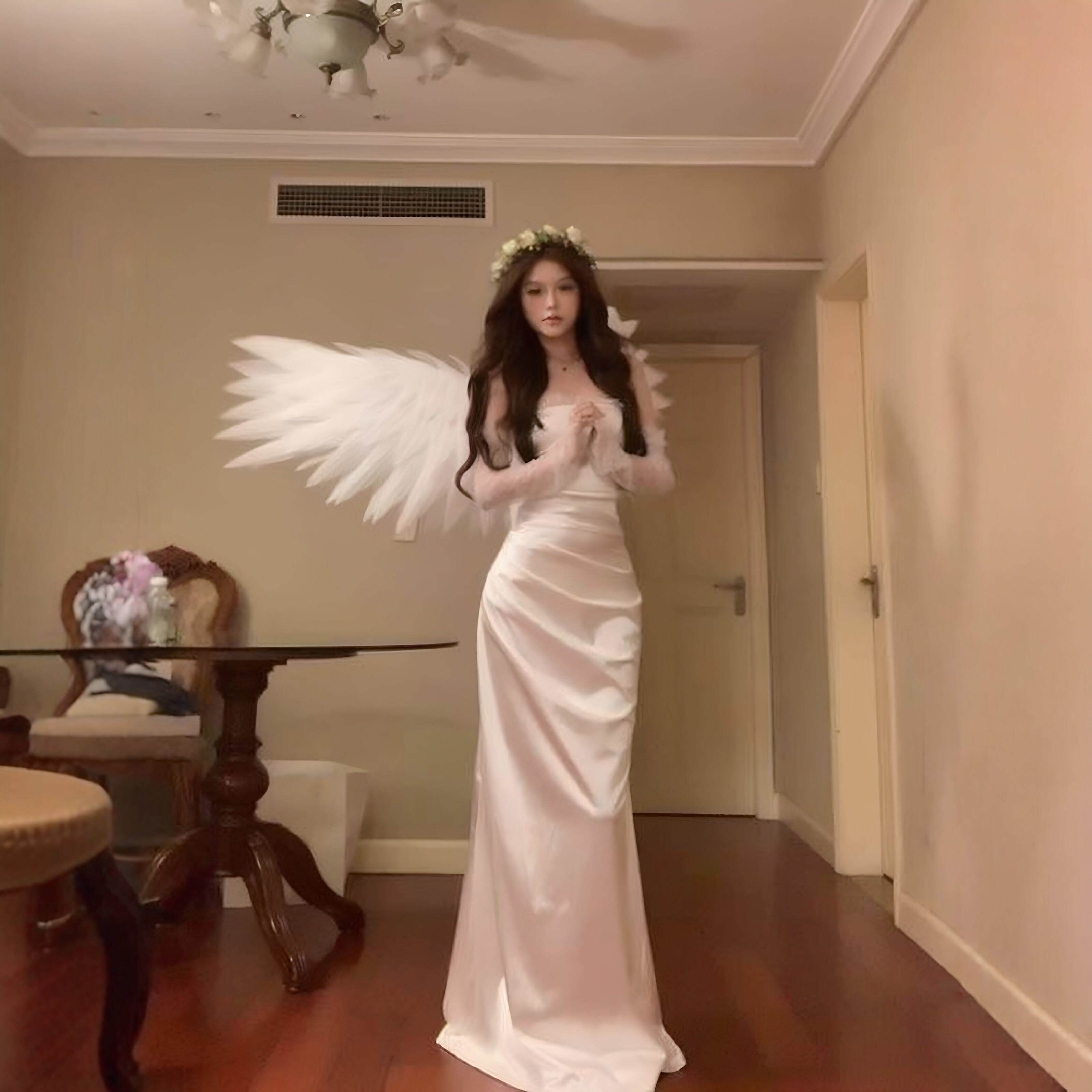 美神降临!天使之翼电动翅膀抱婴袋款生日情人节女生氛围感拍照道